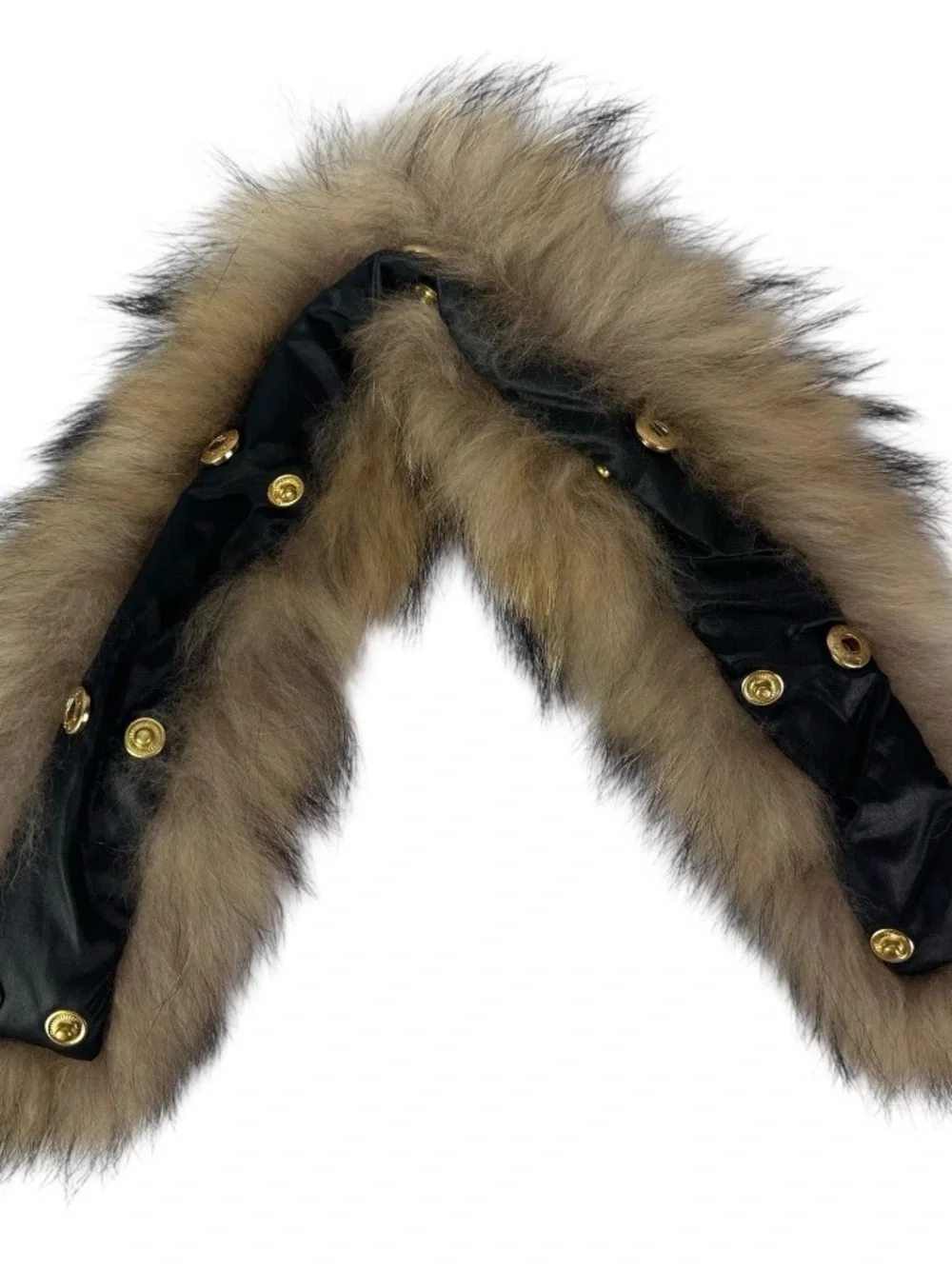FINN RACCOON Collar, 22”, Certified Vintage Fur